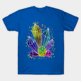 Galaxy Crystals Art T-Shirt